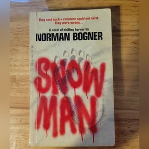 VTG Snow Man by Norman Bogner 1978 Dell Paperback 18152 Used Good Condition